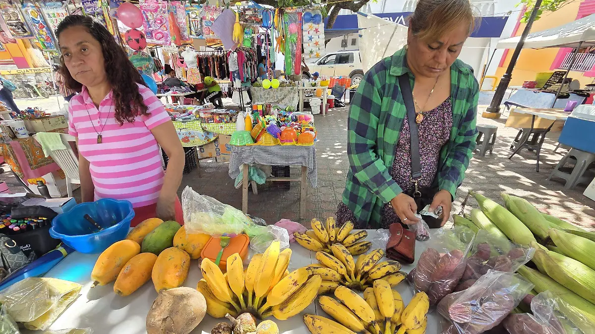 Comerciantes de Ozuluama ofertan lo que en temporada se produce en el campo