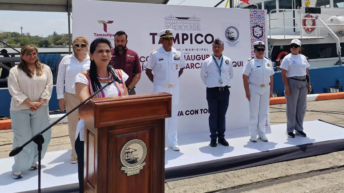 Estuvo presente Mónica Villarreal Anaya, alcaldesa de Tampico