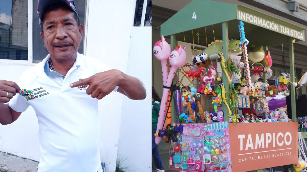 El líder de una unión de globeros en Tampico, Lucio Martín