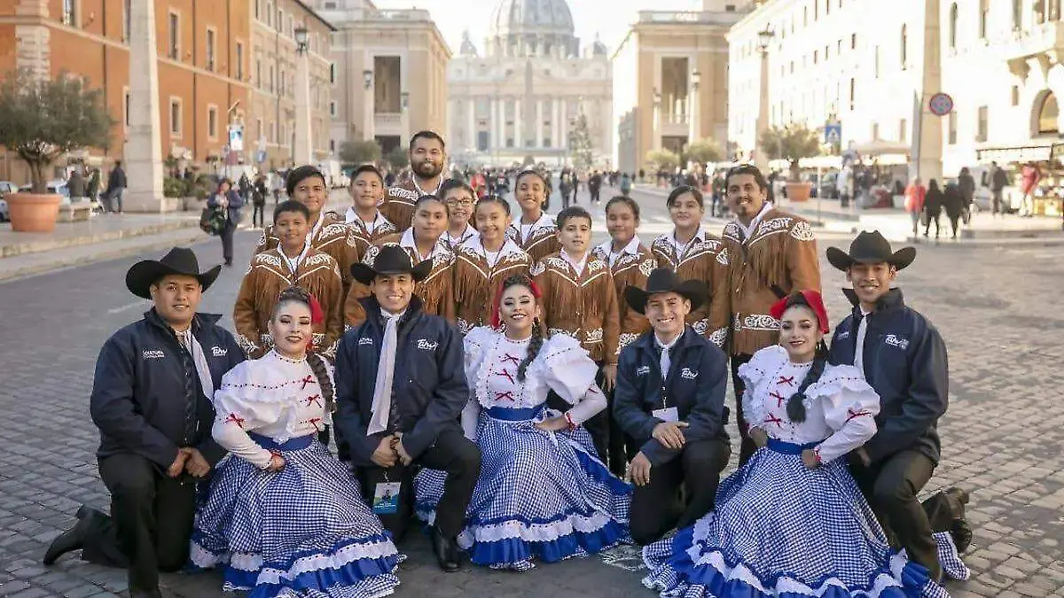 Músicos y bailarines de Tamaulipas acudieron a la ciudad del Vaticano durante la Navidad Mexicana 2018