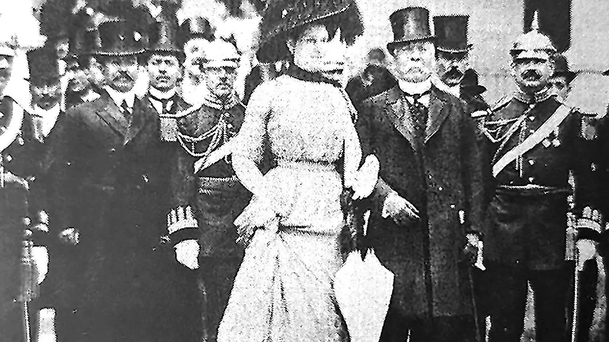 El presidente Porfirio Díaz