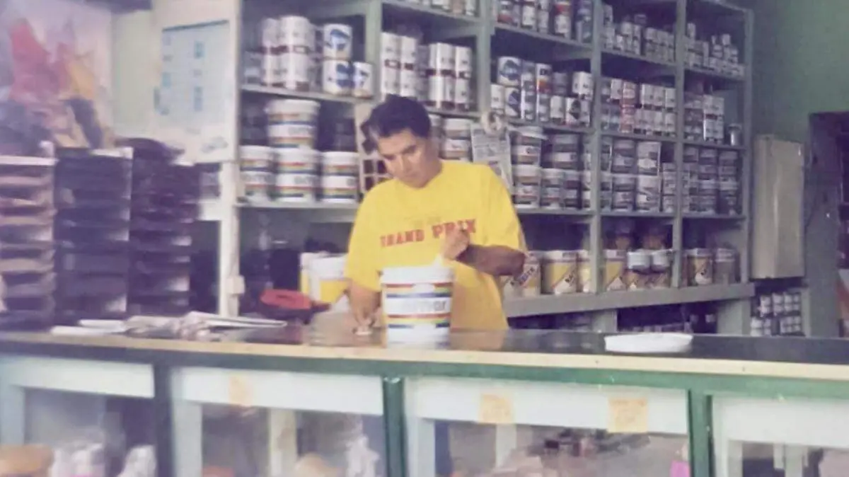 Don Carmelo se convirtió en todo un maestro en la igualación de pinturas