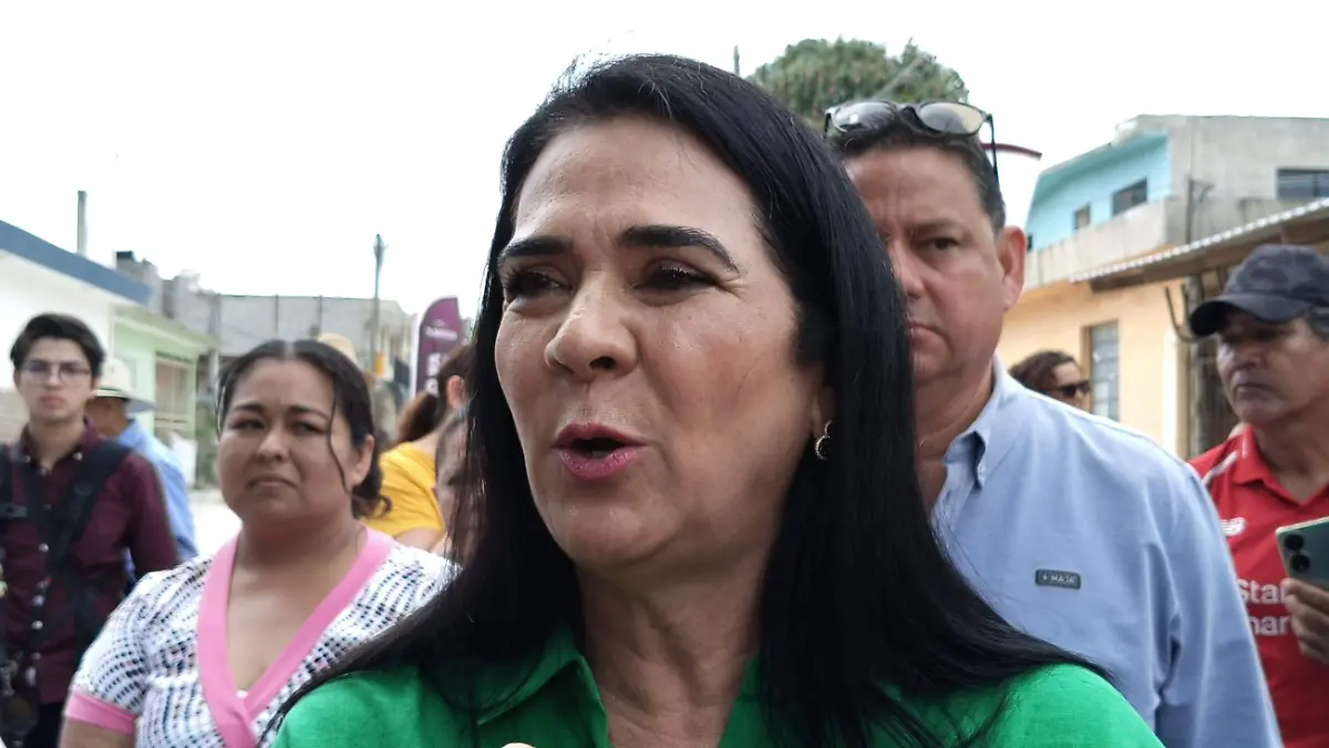 La alcaldesa de Tampico, Mónica Zacil Villarreal Anaya