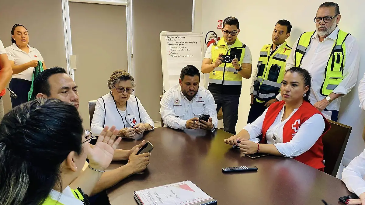 Protección Civil Tamaulipas realizó un simulacro previo