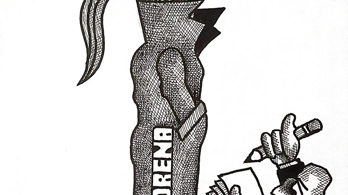 cartón RUBEN ´´ CON LA MODA NO SE METAN ''