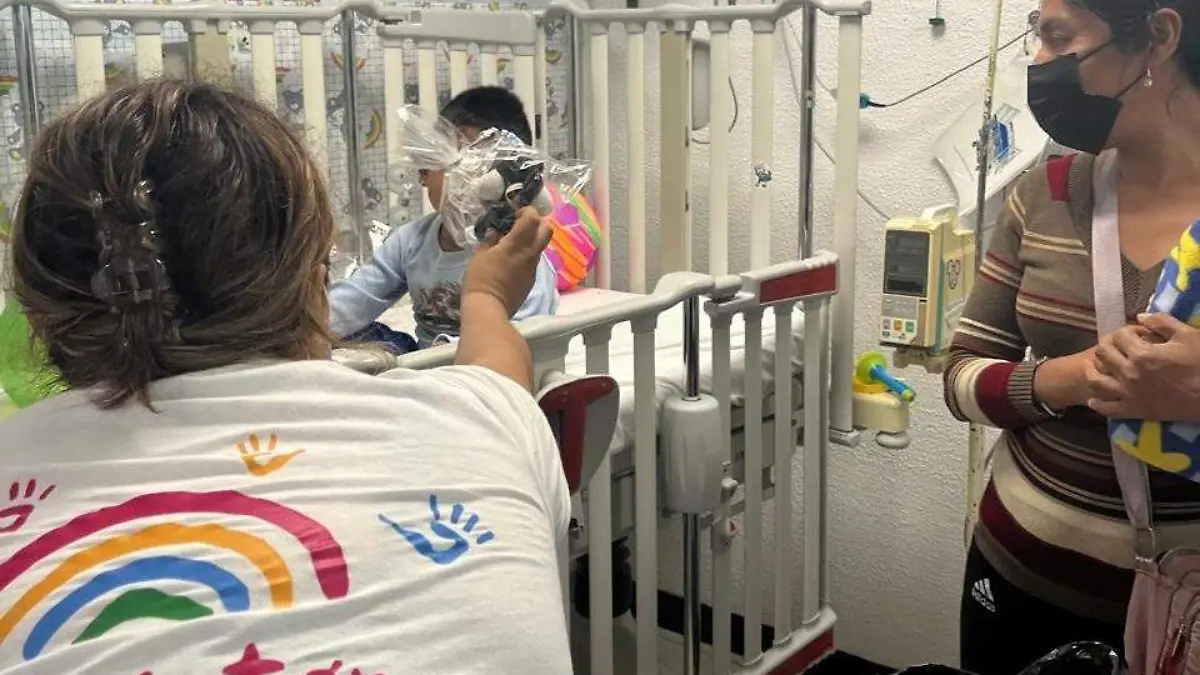 Los juguetes eran entregados a los menores internados