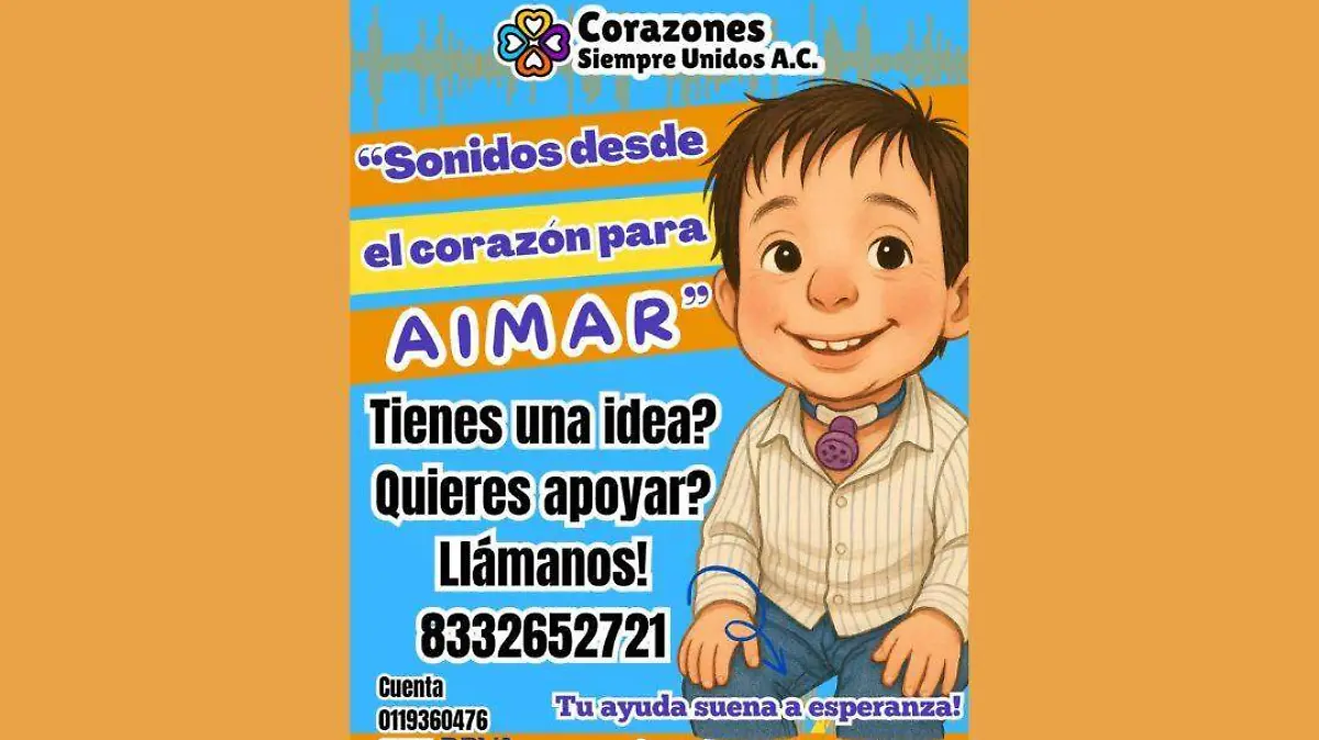 Piden apoyo para que el pequeño pueda escuchar 