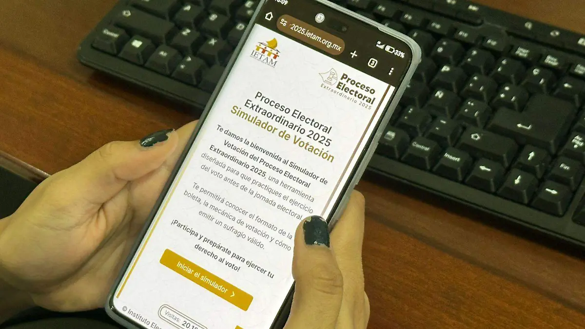 El simulador que proporcionó el Ietam busca que las personas conozcan cómo será la elección del día 1 de junio Esmeralda Román