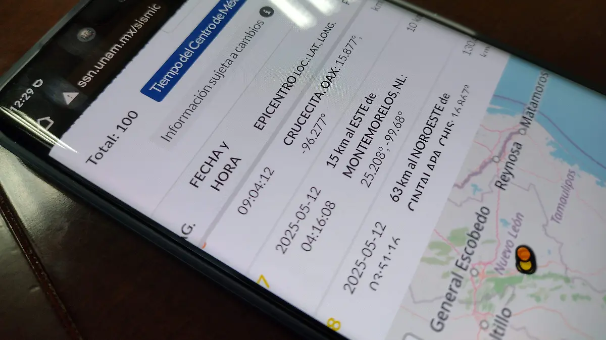 Sismo registrado en Nuevo León se sintió en tres municipios de Tamaulipas  Roberto González