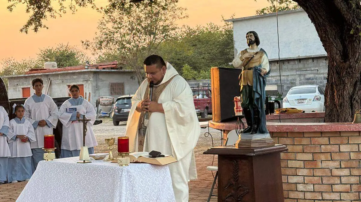 Comunidades de agricultores en Tamaulipas rezan por las lluvias 