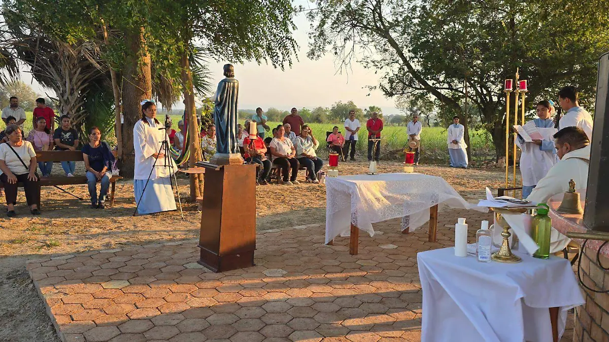 Entre rezos y gratitud, campesinos de Tamaulipas celebran a San Isidro Labrador