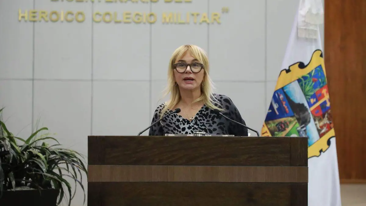 La diputada local de Morena  Magaly Deandar presento la Ley Alina 