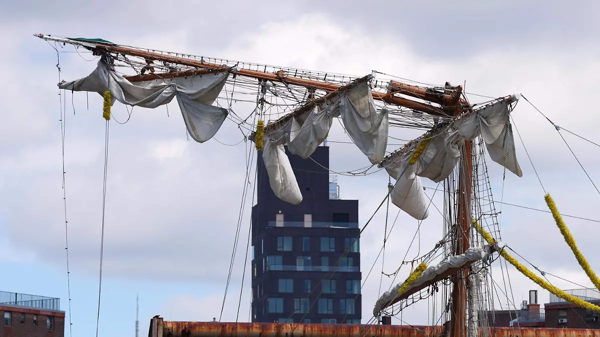 El Buque Escuela Cuauhtémoc (BE-01) participaba en una travesía de instrucción con cadetes mexicanos