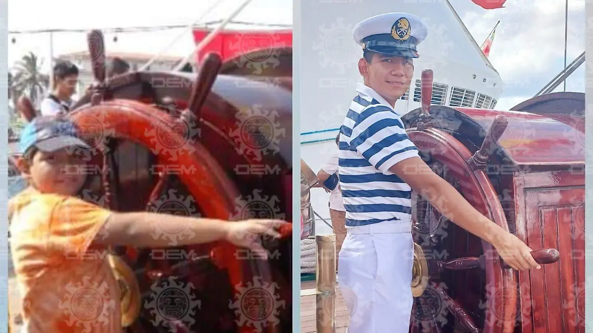Desde niño el Cadete Enrique soñó con ser marino