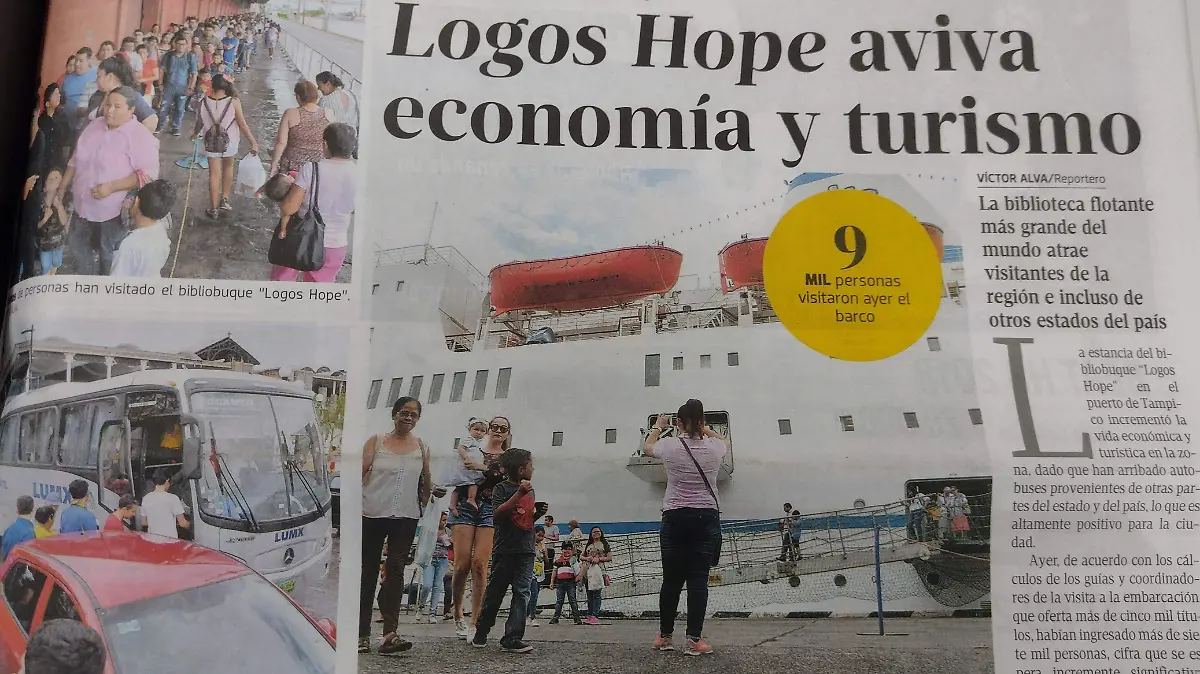 Logos Hope Turismo