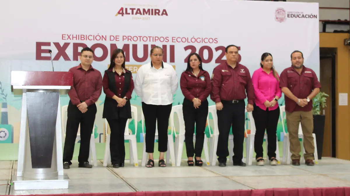 Funcionarios municipales encabezaron la inauguración de la Tercera Exhibición de Prototipos Ecológicos “Expomuni 2025”