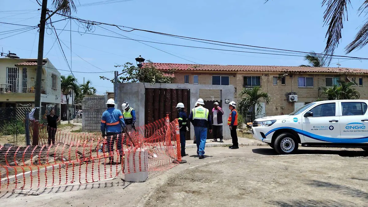 Fuga de gas natural en Miramápolis, Ciudad Madero genera alerta
