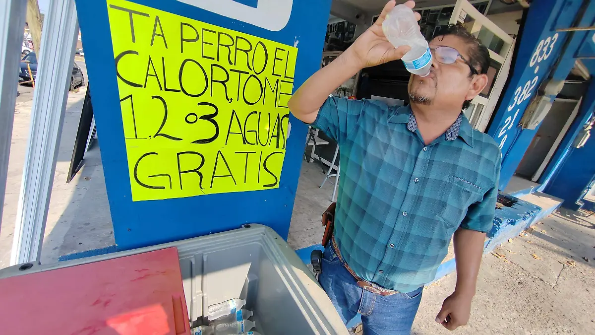 “Está perro el calor” el oasis urbano de Mario Zamora en Ciudad Madero José Luis Tapia (1)