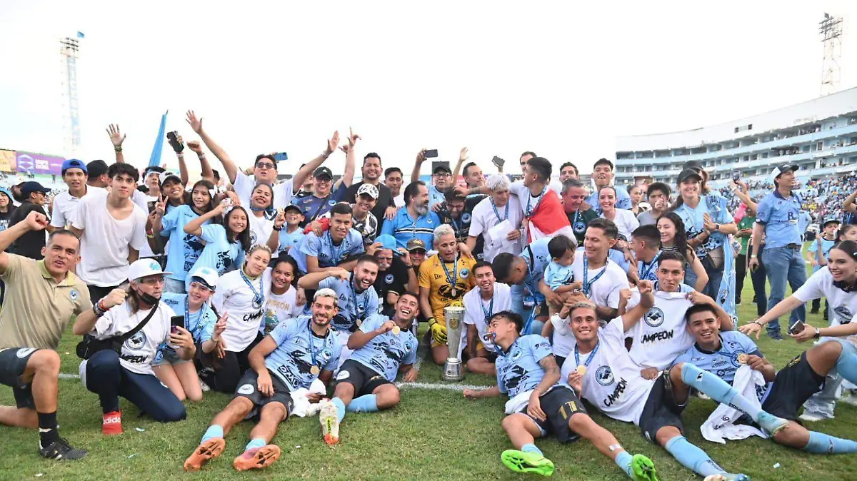 Los celestes consiguieron el bicampeonato de la Liga Premier en el 2023 con ambos juegos de vuelta disputados en el Estadio Tamaulipas