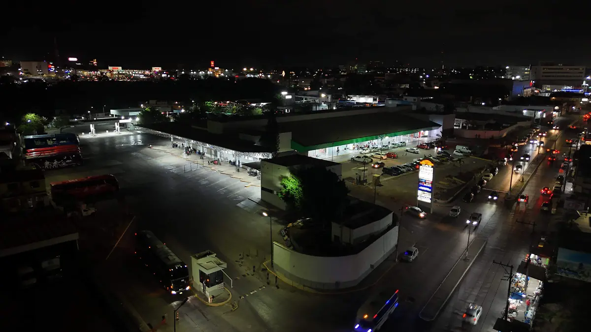 Avanza la remodelación de la Central de Autobuses de Tampico, Tamaulipas