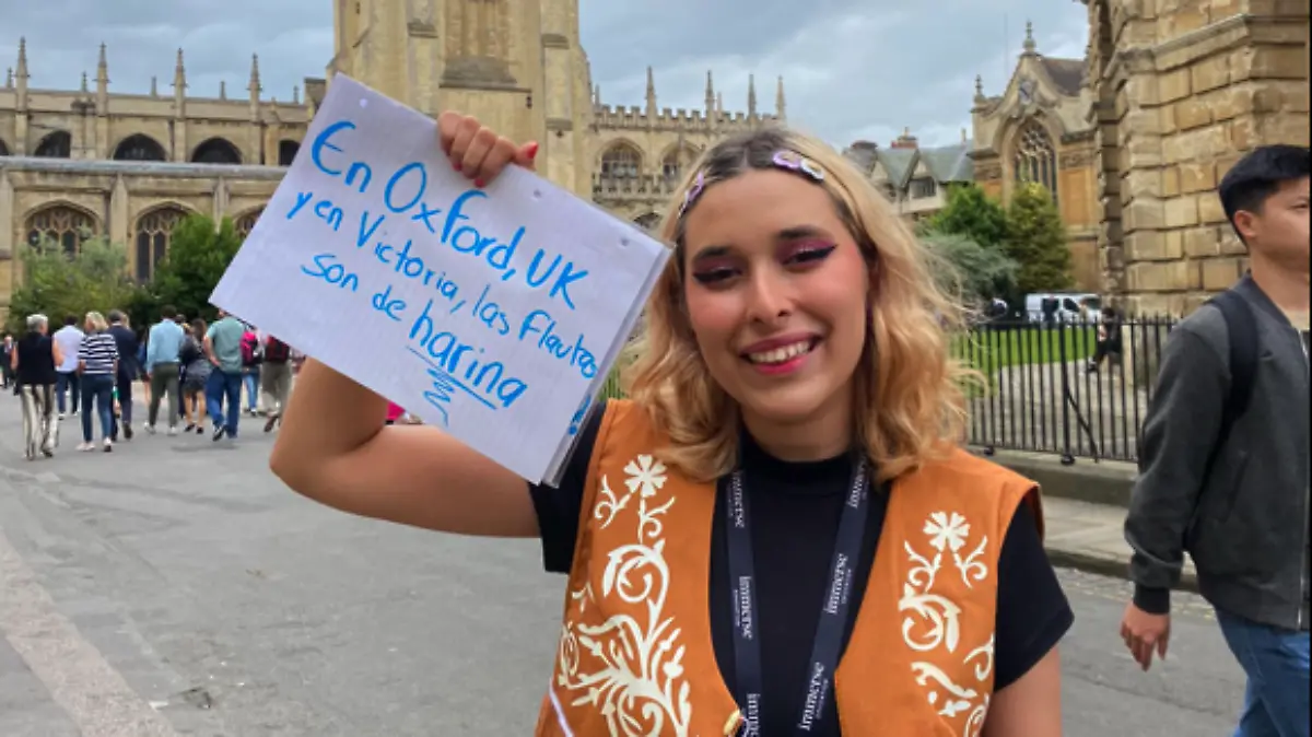 Desde Oxford, Inglaterra, joven de Tamaulipas afirma que las flautas son de harina