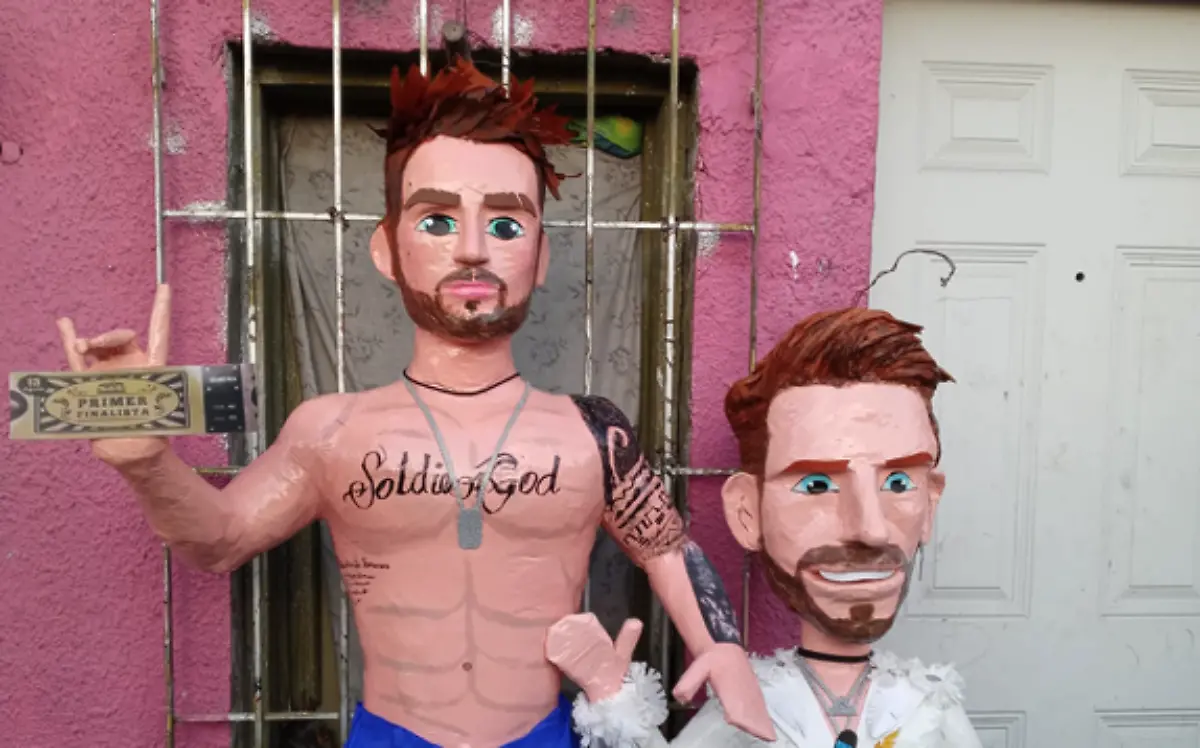 Nicola Porcella, finalista de la Casa de los Famosos, ya tiene su piñata en Tamaulipas