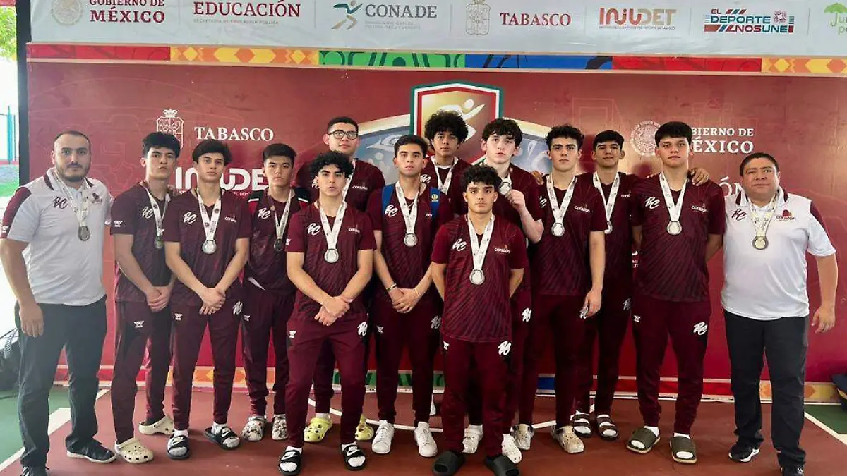 Tamaulipeco Adolfo Franco, logró medalla de plata con Baja California en basquetbol en los Juegos Nacionales CONADE 2023