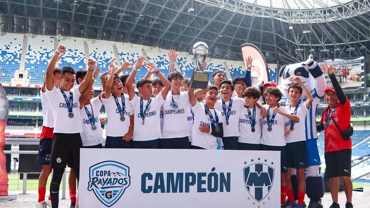 Campeón de la Copa Rayados 2023 es un equipo de Tampico, ¡enhorabuena, jóvenes!