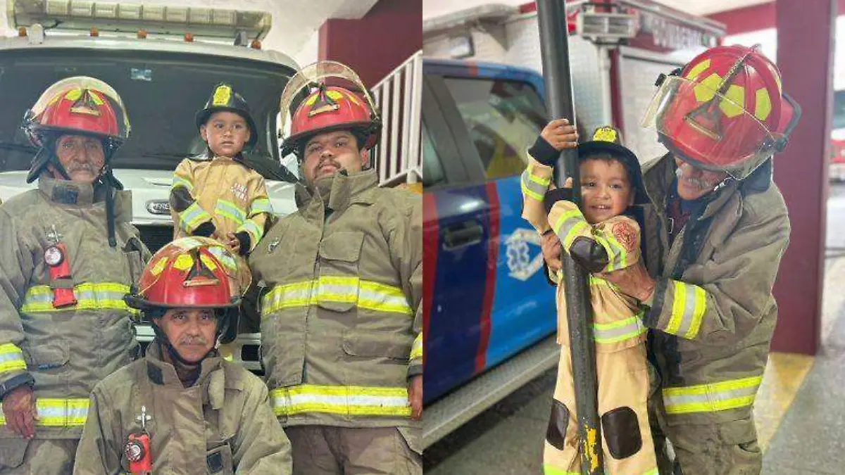 ¡Bombero por un día! El pequeño Daniel cumple su sueño