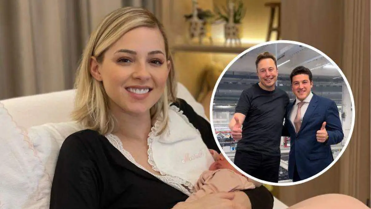 Samuel García quiere a Elon Musk como padrino de su hija Mariel