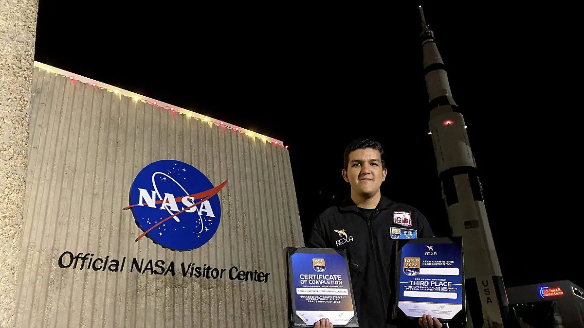 Estudiante de Tamaulipas obtiene reconocimiento en programa de la NASA