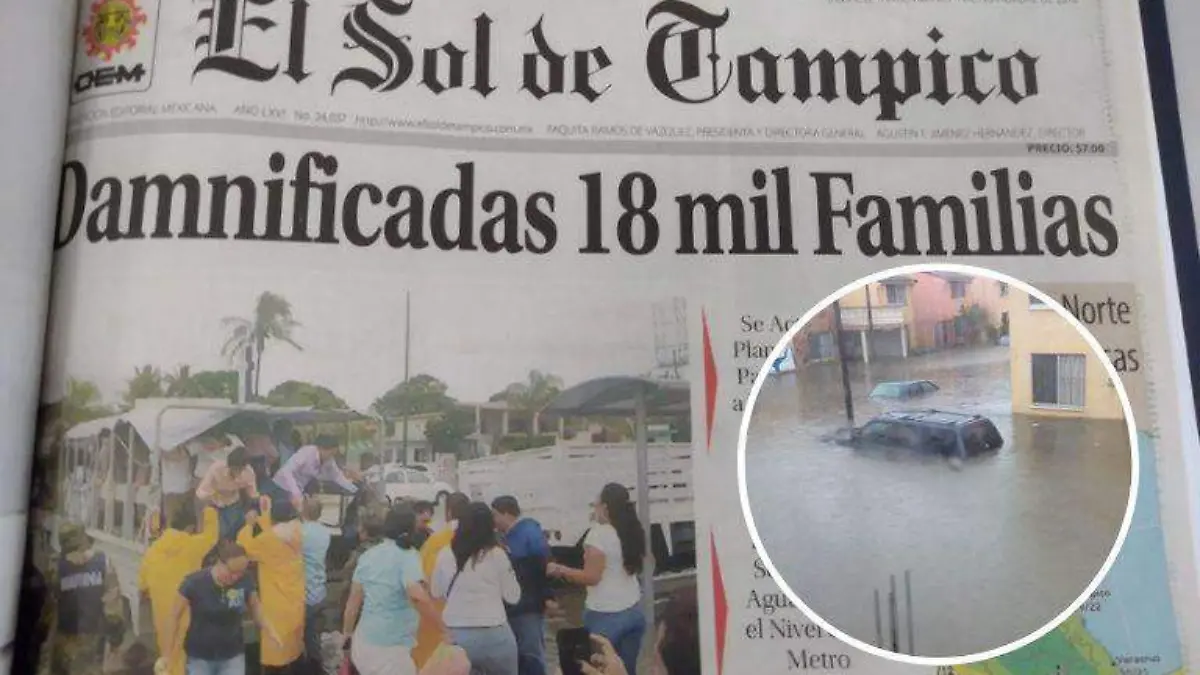 Así fue la última tromba que impactó en Tampico, ¿nos tocará una esta temporada?