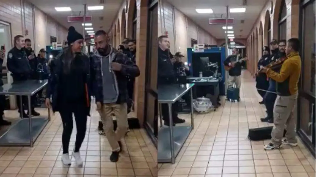 Al ritmo del Querreque, "arman" huapangueada en pleno cruce fronterizo [Video] 