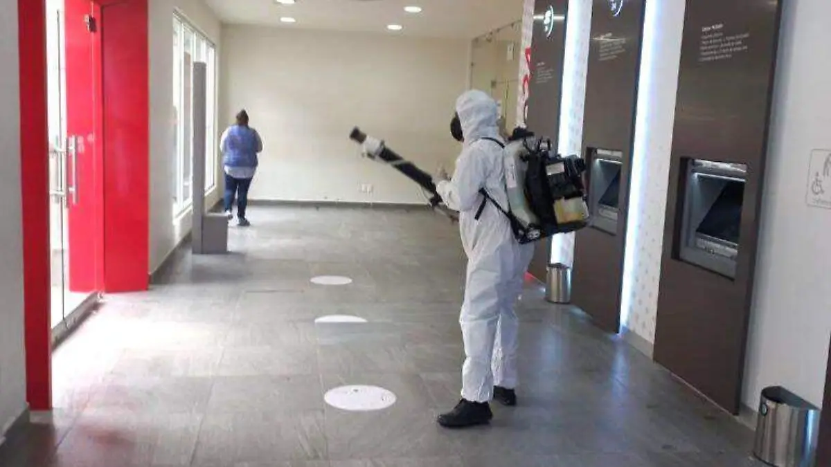 Por influenza y Covid-19, vuelven las desinfecciones en cajeros automáticos   