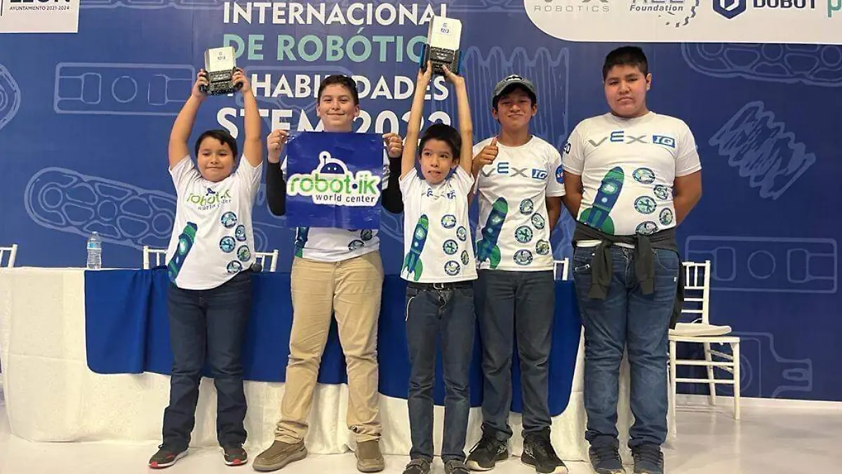 Estudiantes de Tampico triunfan en torneo internacional de robótica 