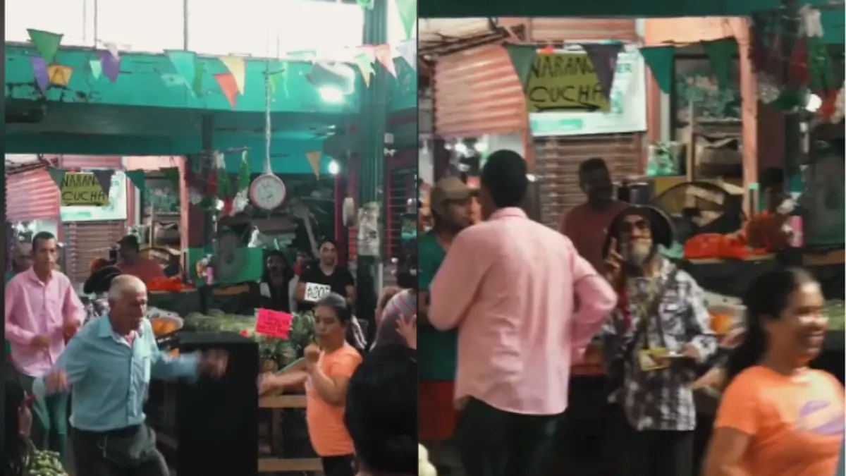 Al ritmo de Managua Nicaragua, convierten el Mercado de Tampico en un salón de baile [Video]