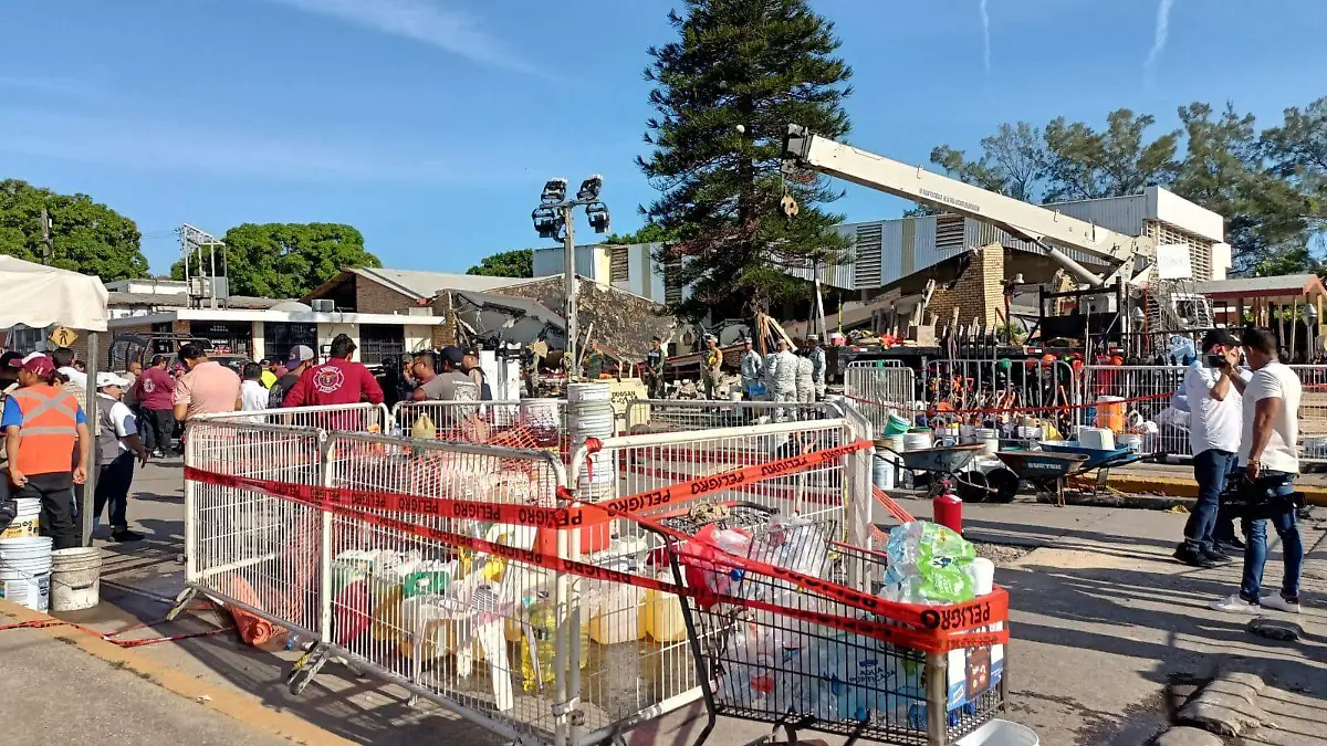 Tras derrumbe de iglesia en Ciudad Madero, Cruz Roja agradece solidaridad del pueblo 
