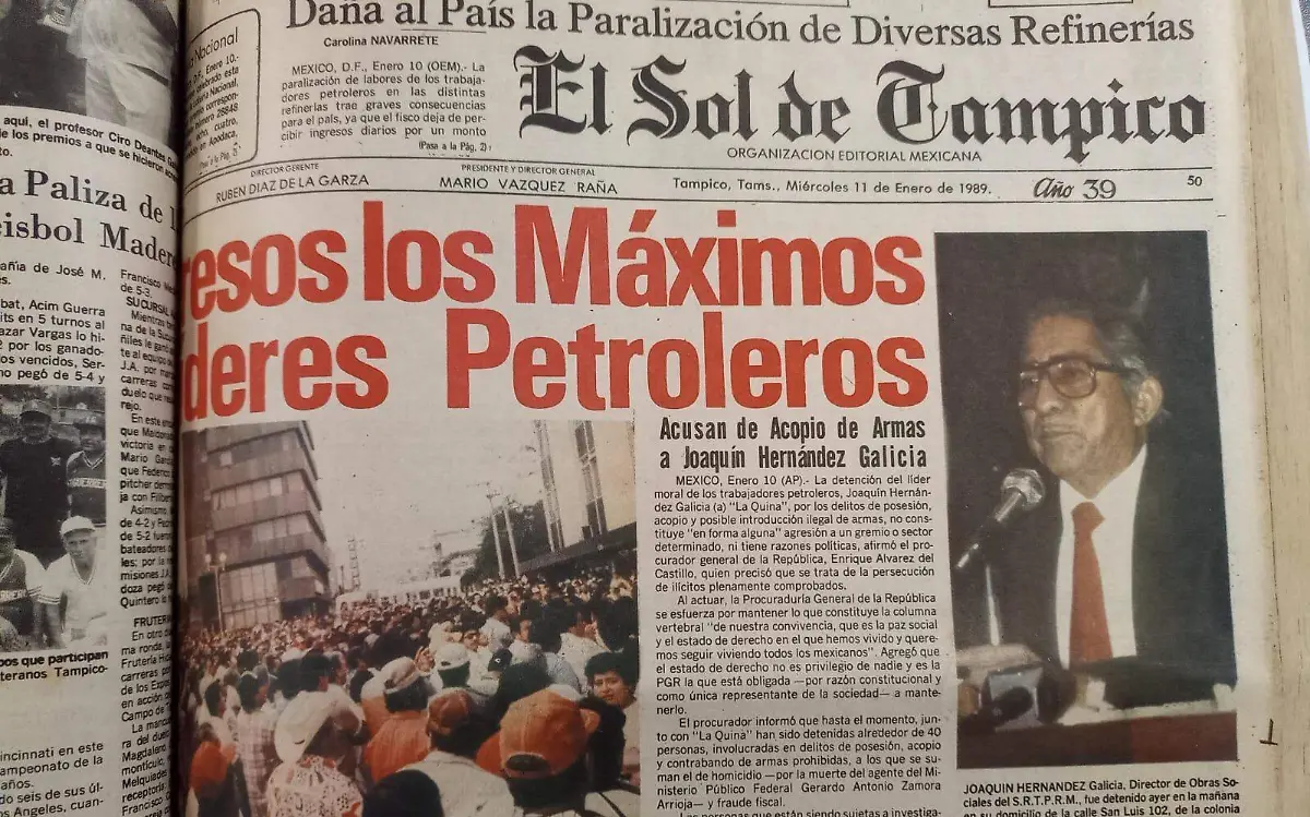 Tampico a finales de los años 805