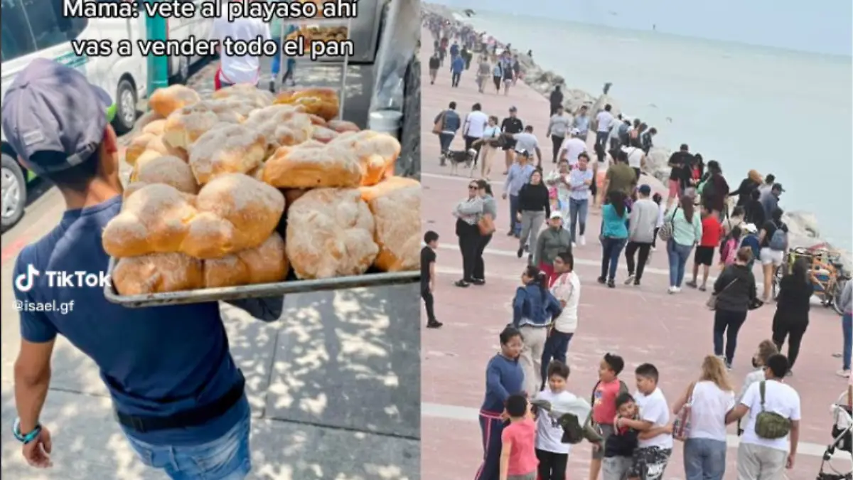 Lo mandaron a vender pan a la playa, pero él tenía otros planes