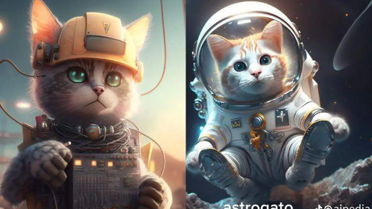 Michiprofesiones inteligencia artificial recrea trabajos con imágenes de gatos