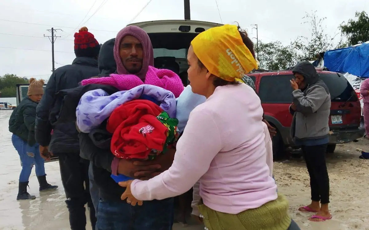 Peligran en Tamaulipas 17 mil migrantes por frío ártico 