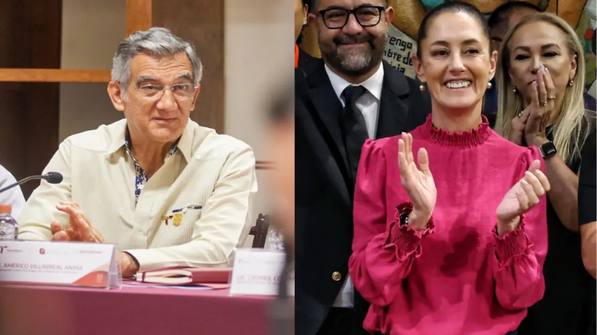 Américo Villarreal felicita a Claudia Sheinbaum por ganar encuesta de Morena 1