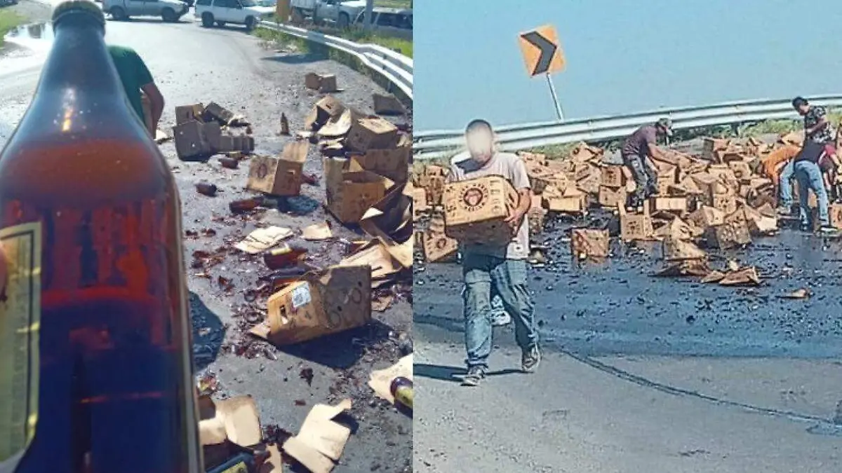Rapiña en carretera de Tamaulipas  
