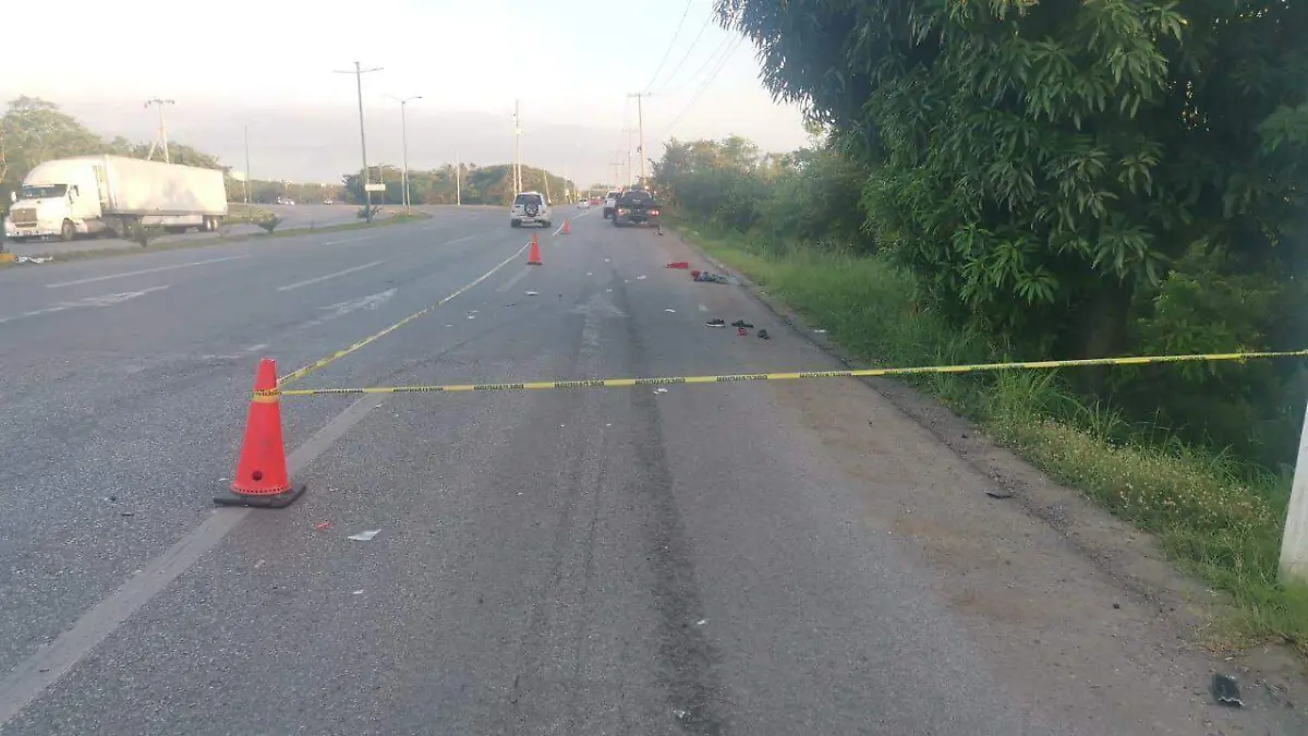 Auto fantasma impacta a pareja en una motocicleta en Altamira