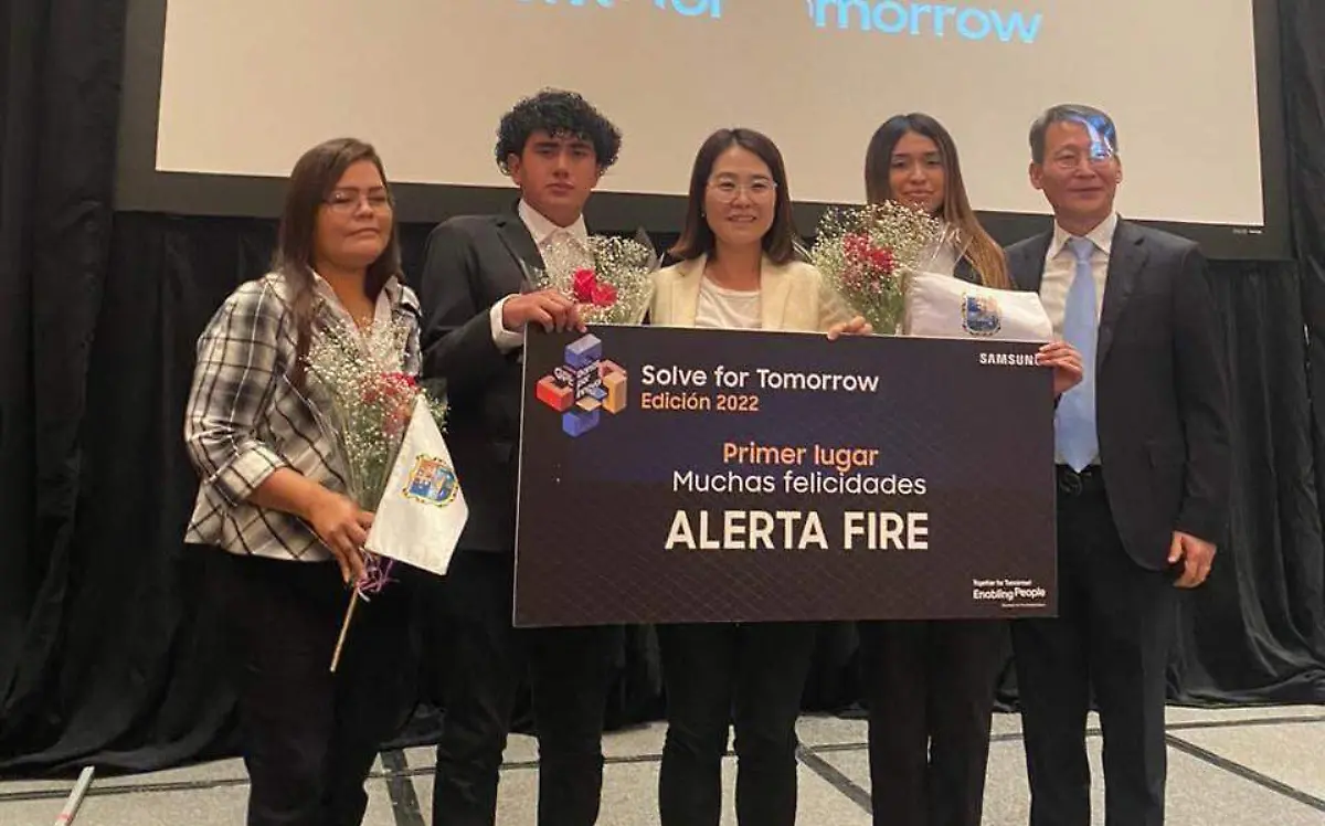 Alumnos del Conalep Tamaulipas, ganan el primero y segundo lugar en concurso nacional de Samsung