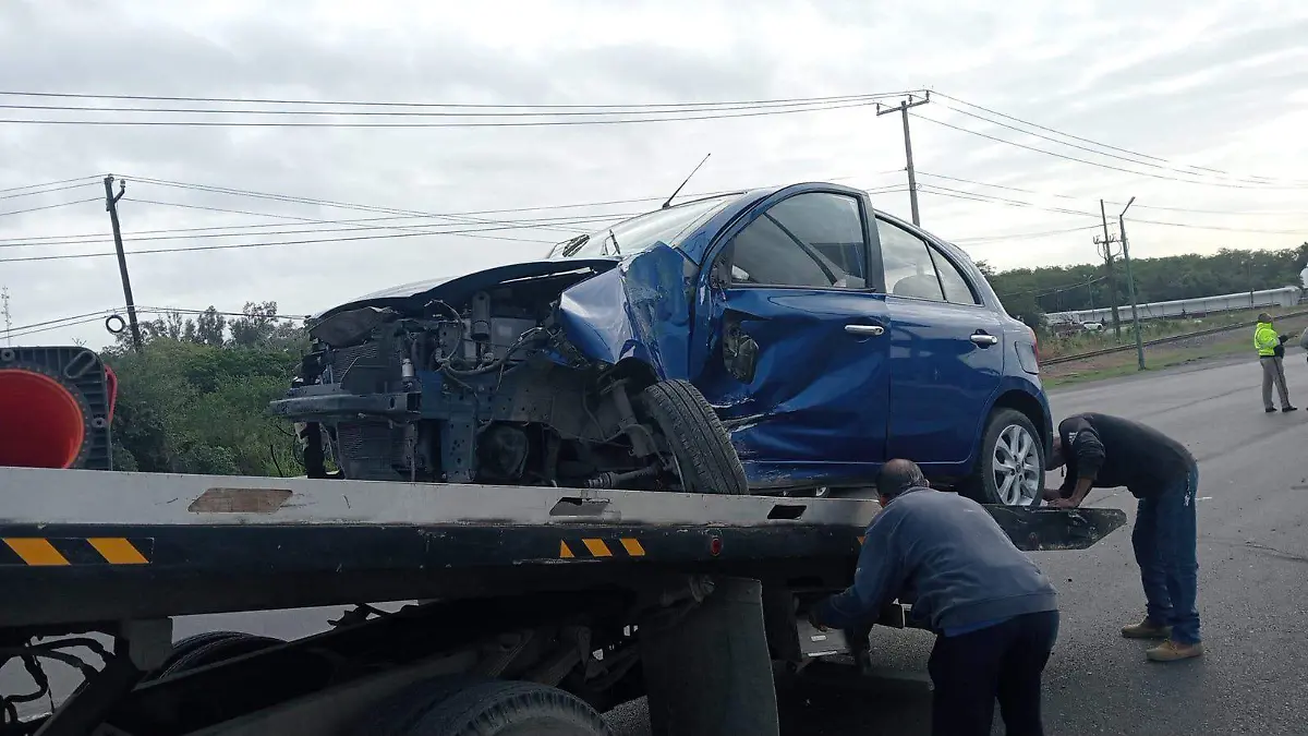 Choque deja a una lesionada en Altamira