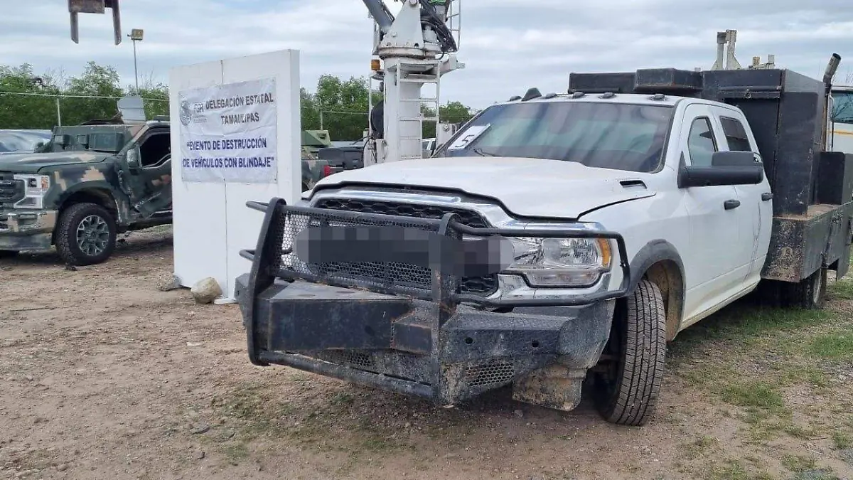 FGR destruye monstruos en Tamaulipas s