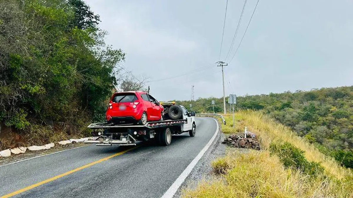 Accidente rumbo de SLP