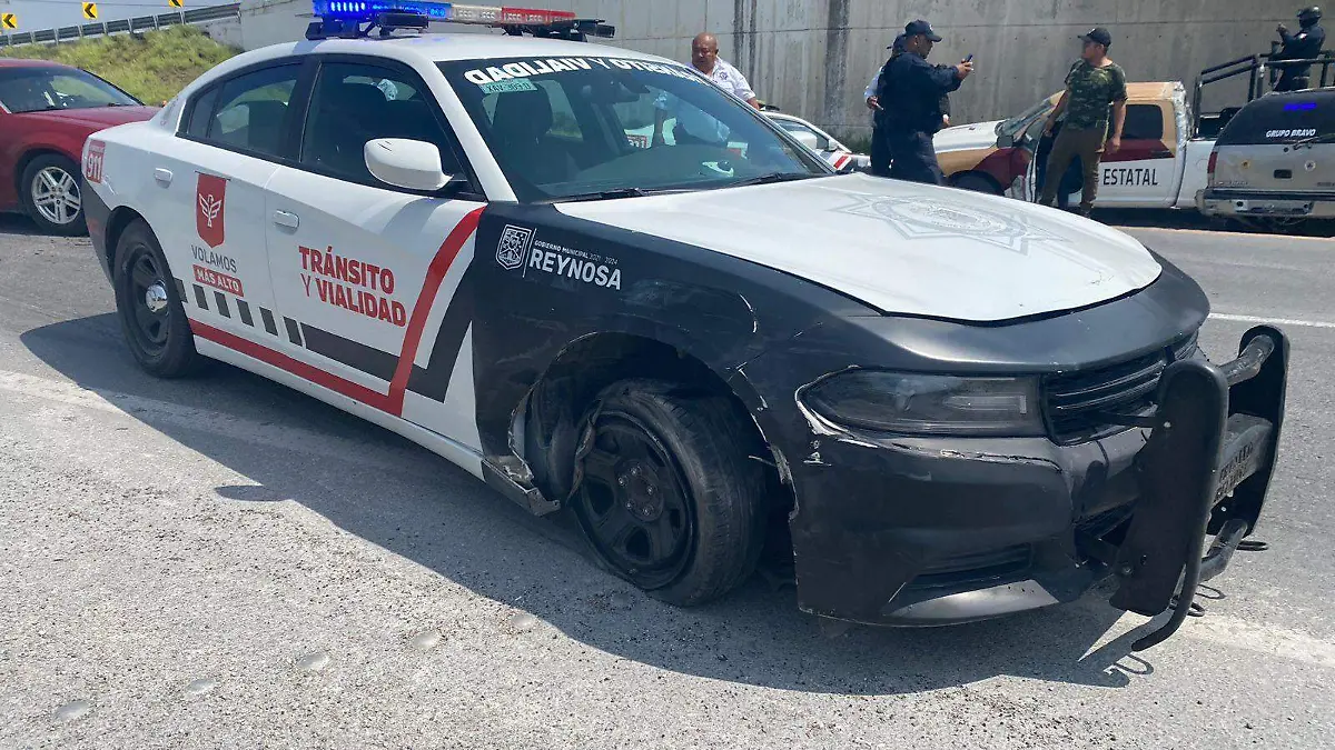 Hombre roba patrulla en Tamaulipas
