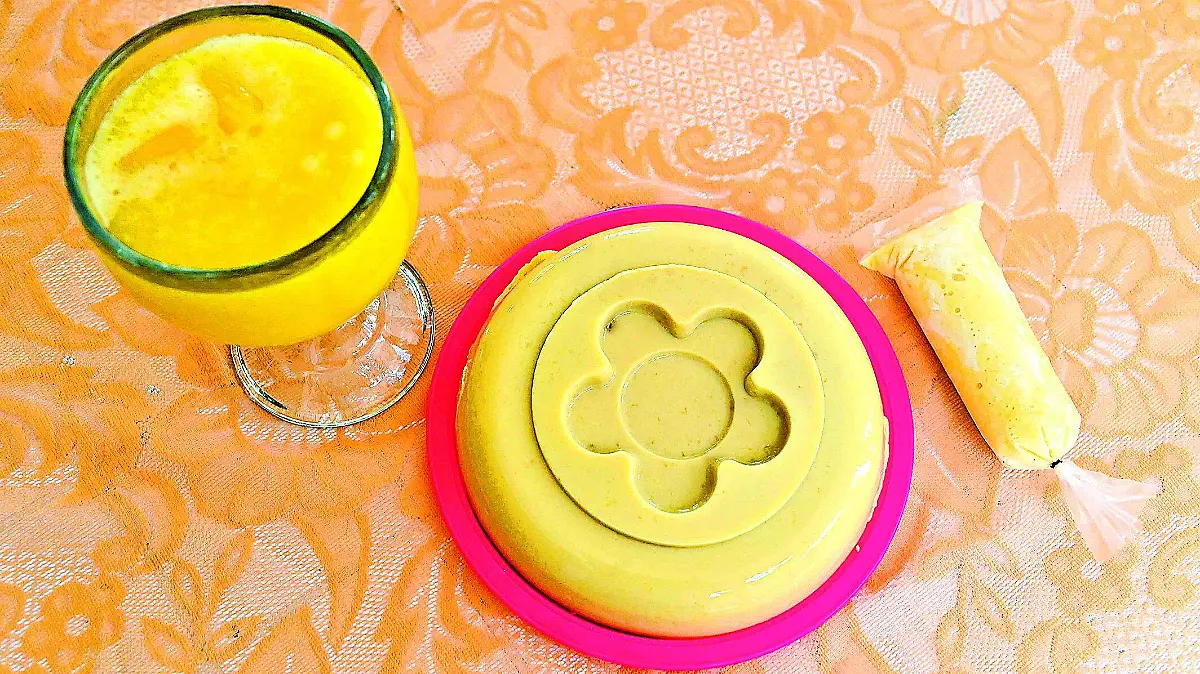 Gelatinas, aguas y heladitos se pueden preparar a base de mango